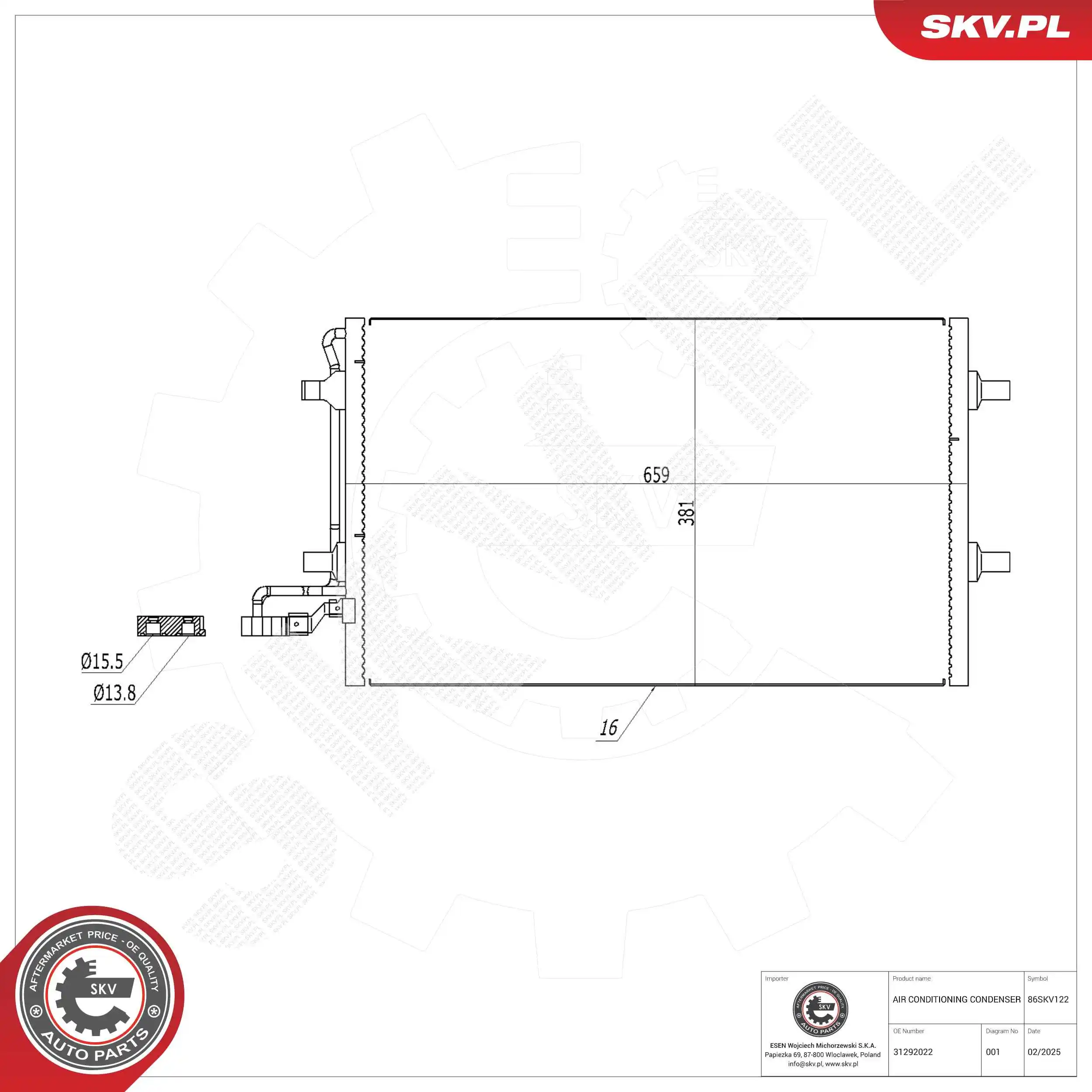 Condenser, air conditioning